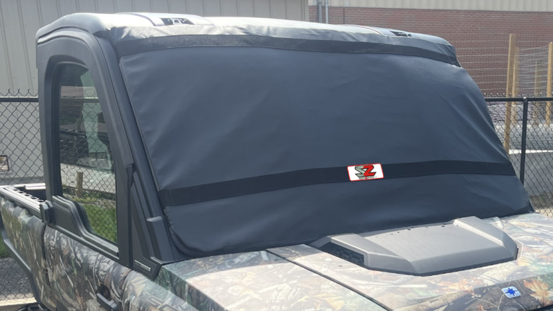 Seizmik 16-25 Honda Pioneer 1000 Windshield Protector - Black Windshields Seizmik