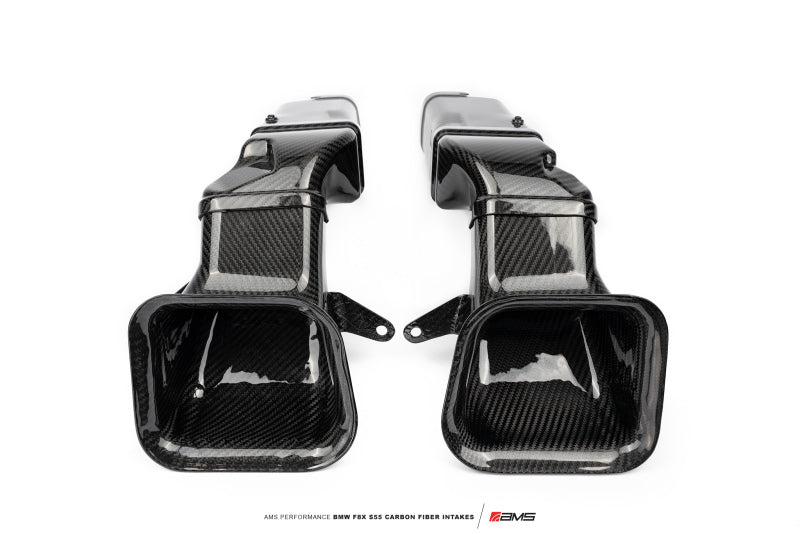 AMS Performance 15-18 BMW M3 / 15-20 BMW M4 w/ S55 3.0L Turbo Engine Carbon Fiber Intake Short Ram Air Intakes AMS