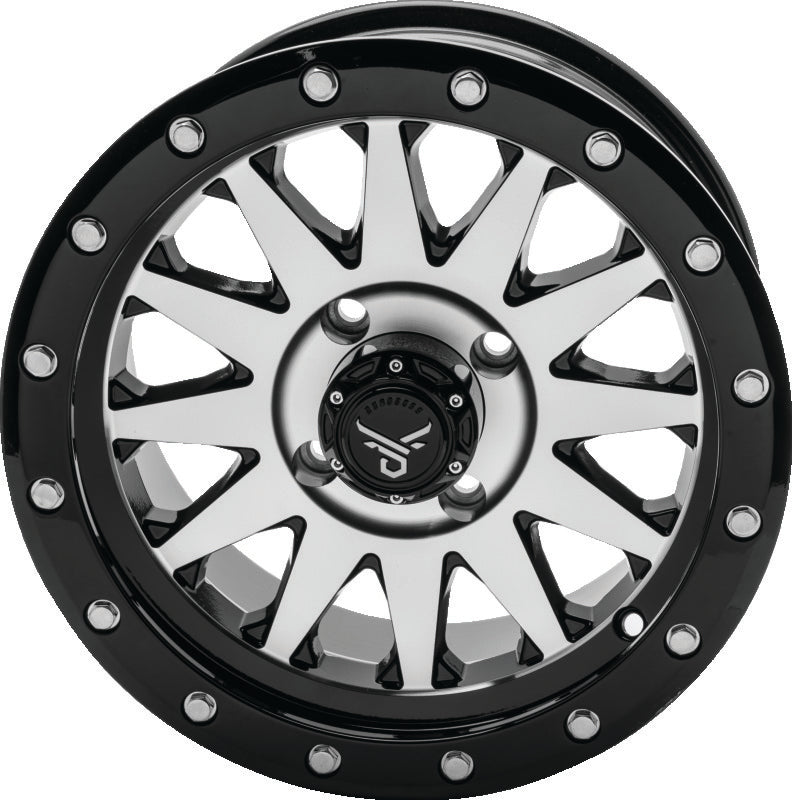 QuadBoss Wagon 15X7 - 4+3 - 4/156 - Machined Wheels - Cast QuadBoss