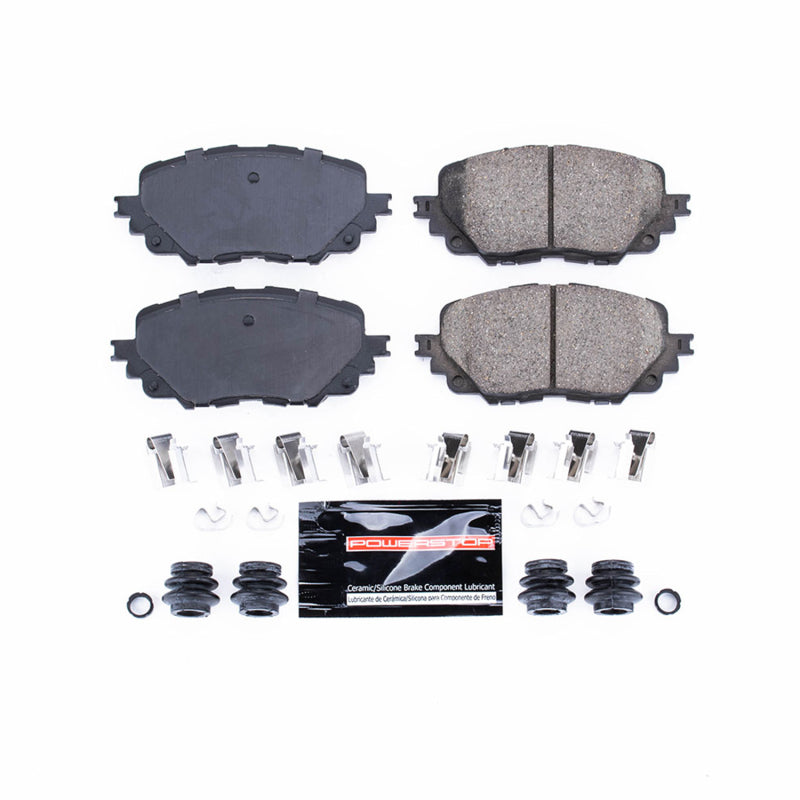 Power Stop 17-19 Fiat 124 Spider Front Z23 Evolution Sport Brake Pads w/Hardware Brake Pads - Performance PowerStop