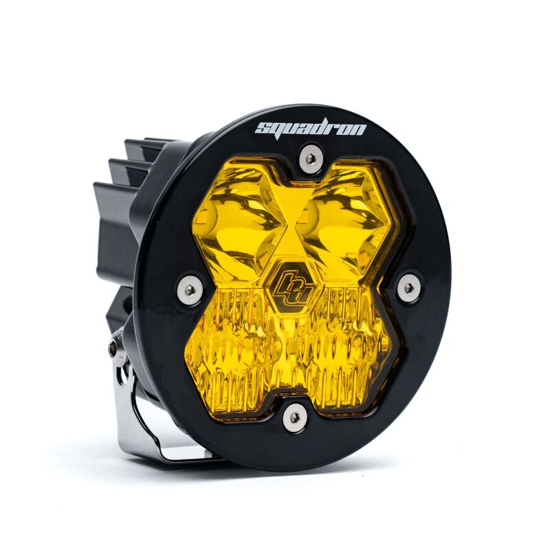 Baja Designs Squadron-R 2.0 Sport LED Driving/Combo (Single Light) - Baja Amber Light Bars & Cubes Baja Designs