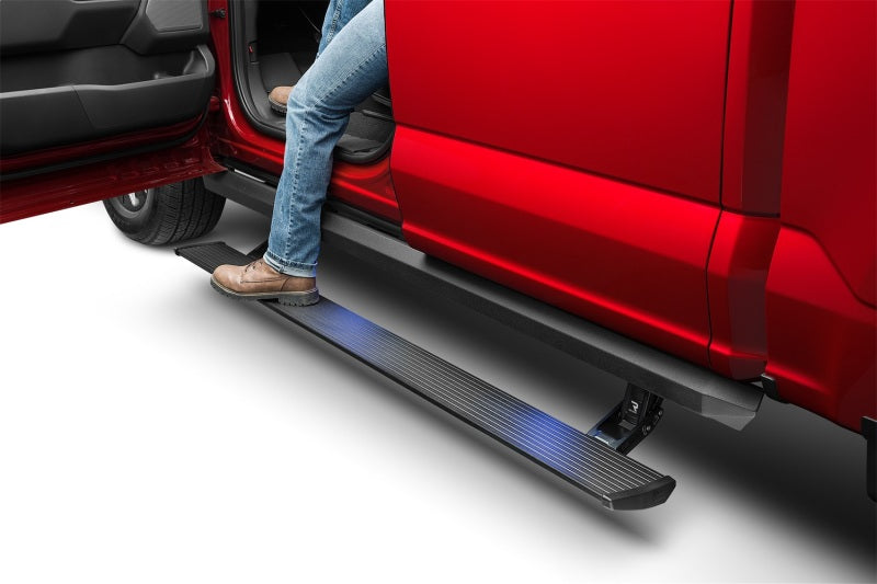 AMP Research 2024 Toyota Tacoma DC PowerStep XL - Black Running Boards AMP Research