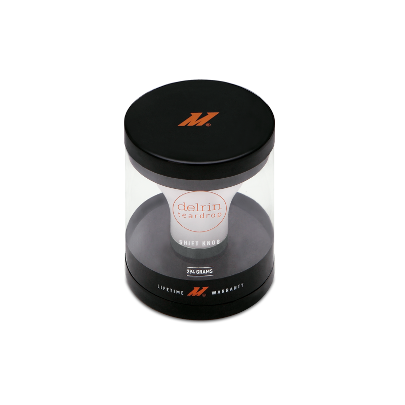 Mishimoto Teardrop Shift Knob - White Shift Knobs Mishimoto