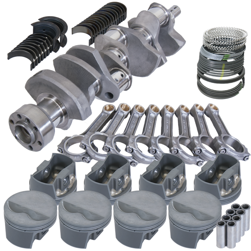 Eagle Chevy LT1 350 1Pc 3.480in Crank 5.700in I-Beam Rods -5cc 4.060in Pistons Rotating Assembly Rotating Assemblies Eagle