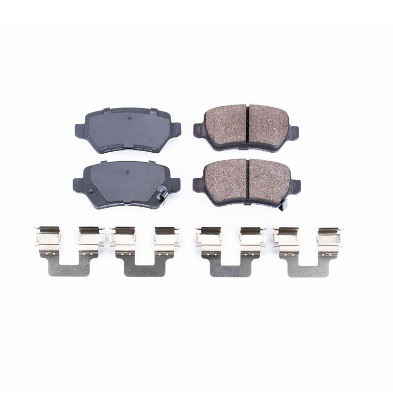 Power Stop 08-09 Saturn Astra Rear Z17 Evolution Ceramic Brake Pads w/Hardware Brake Pads - OE PowerStop