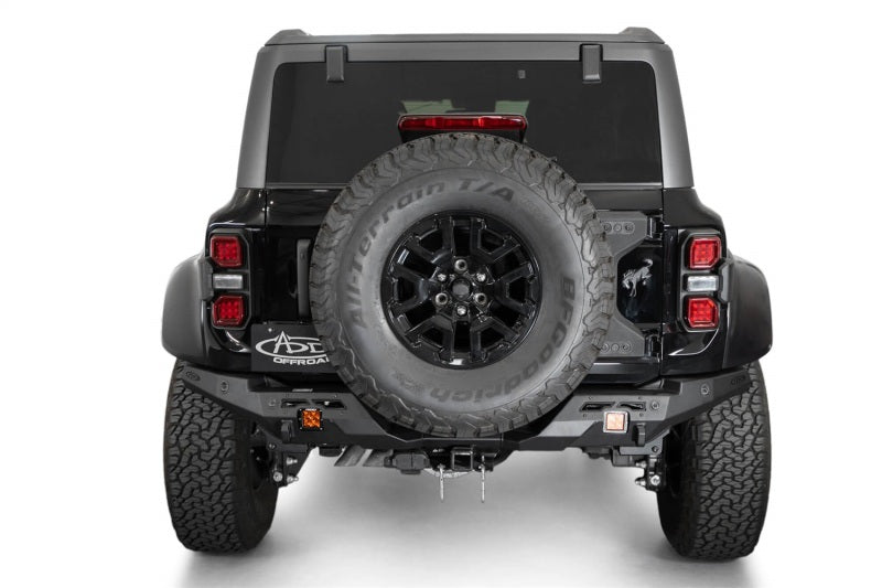 Addictive Desert Designs 2022+ Ford Bronco Raptor Phantom Rear Bumper Bumpers - Steel Addictive Desert Designs