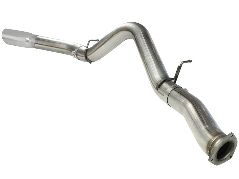 aFe MACHForce XP Exhaust 5in DPF-Polished, GM Diesel Trucks 07.5-10 V8-6.6L 9(td) LMM DPF Back aFe