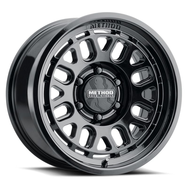 Method MR321 17x8.5 +25mm Offset 6x5.5 BP 106.25mm CB Gloss Black Wheel Wheels - Cast Method Wheels