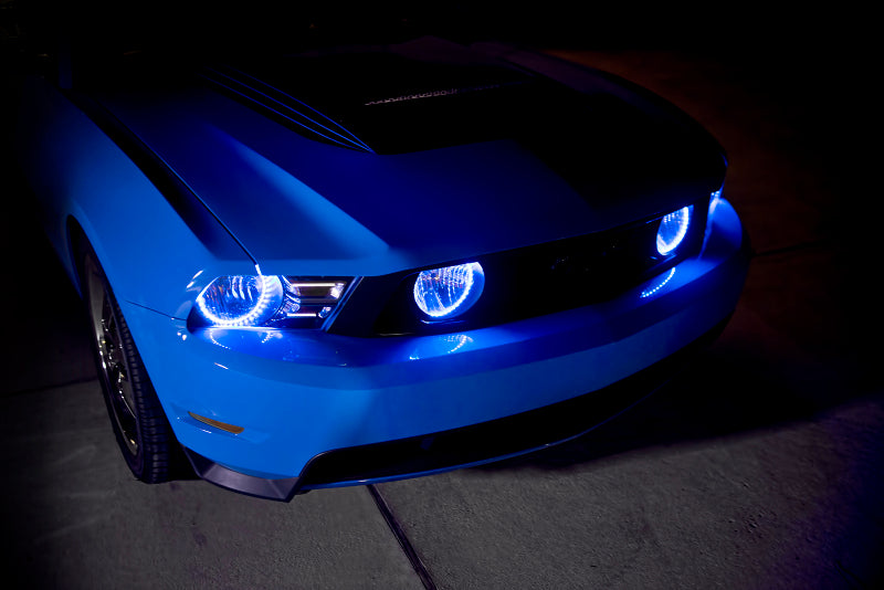 Oracle Ford Mustang GT/V6 10-12 Halo Kit - ColorSHIFT w/o Controller Headlights ORACLE Lighting
