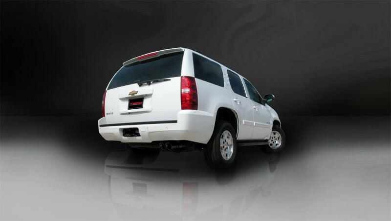 Corsa 2007-2008 Chevrolet Tahoe 5.3L V8 Black Sport Cat-Back Exhaust Catback CORSA Performance