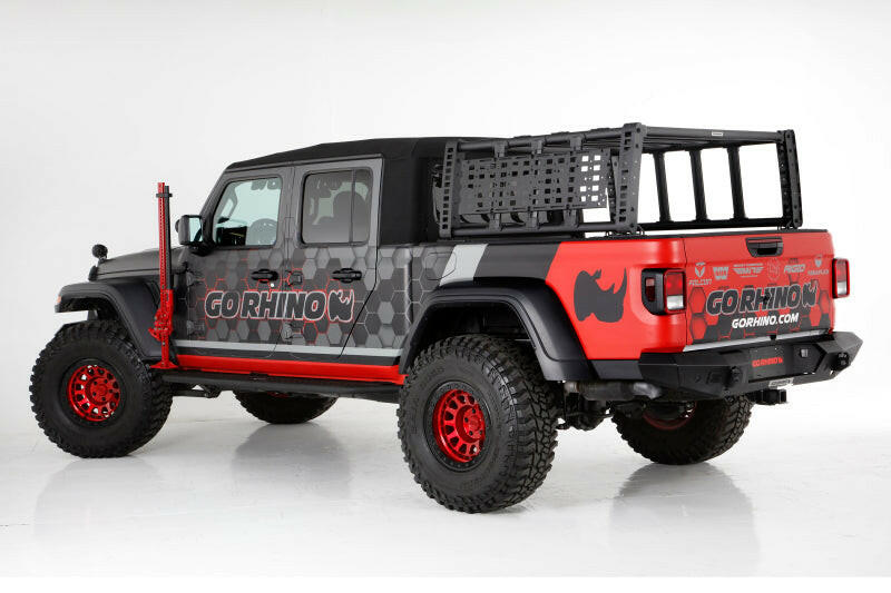 Go Rhino 19-21 Jeep Gladiator XRS Overland Xtreme Rack - Box 2 (Req. gor5950000T-01) Truck Bed Rack Go Rhino