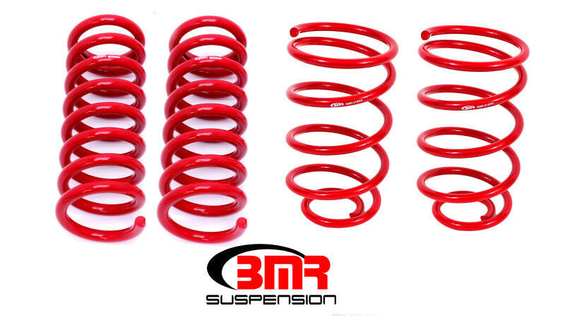 BMR 64-66 A-Body Lowering Spring Kit (Set Of 4) - Red Lowering Springs BMR Suspension