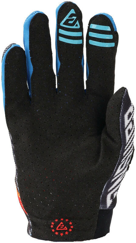 Answer 25 Aerlite Drip Gloves Black/White/Rainbow - Large Gloves Answer