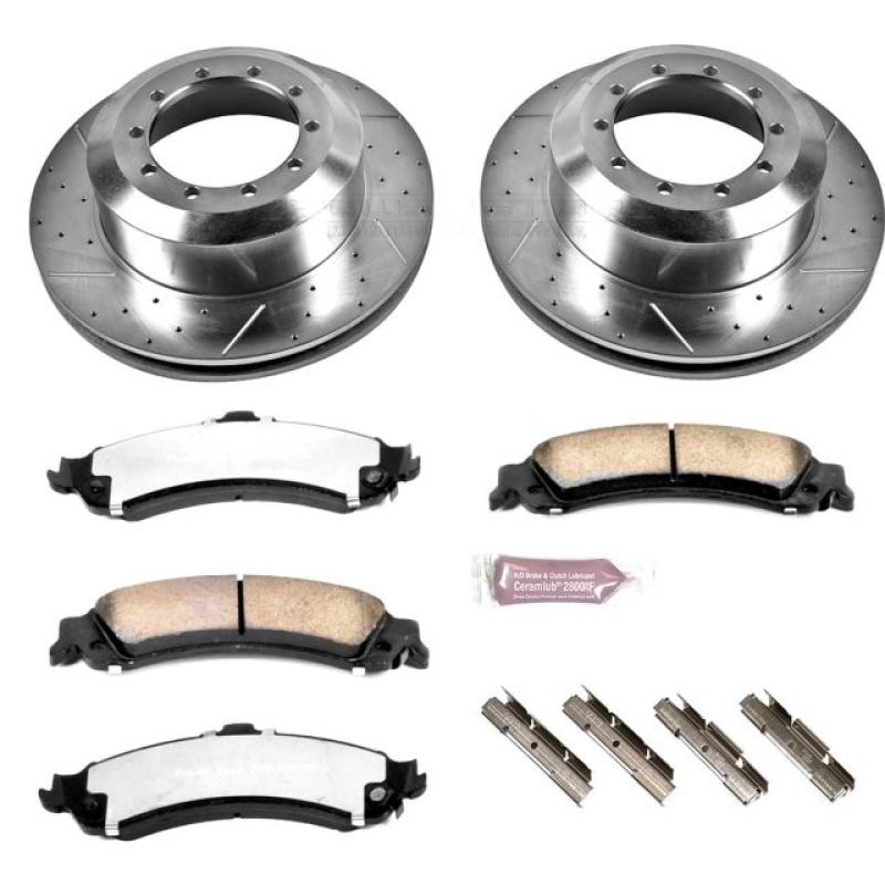 Power Stop 2005 Chevrolet Silverado 1500 HD Rear Z36 Truck & Tow Brake Kit Brake Kits - Performance D&S PowerStop