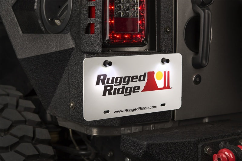 Rugged Ridge LED License Plate Bolts Exterior Trim Rugged Ridge