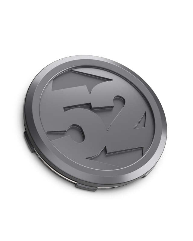 fifteen52 107mm Snap In HD Center Cap Single - Carbon Gray Wheel Center Caps fifteen52