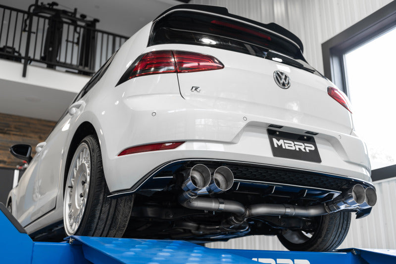 MBRP 15-19 VW Golf R 3in Cat Back Single Exit Exhaust Pro Series w/ Valve Delete - T304 Catback MBRP