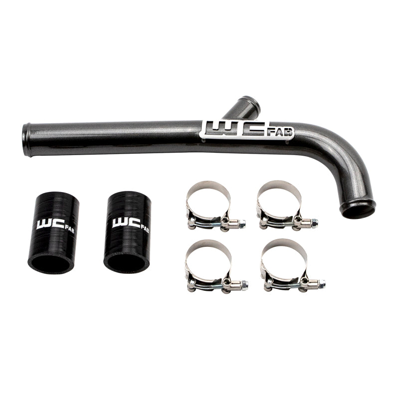 Wehrli 13-15 Dodge Cummins 6.7L w/Dual Radiator Upper Coolant Pipe - Candy Teal Radiator Hoses Wehrli