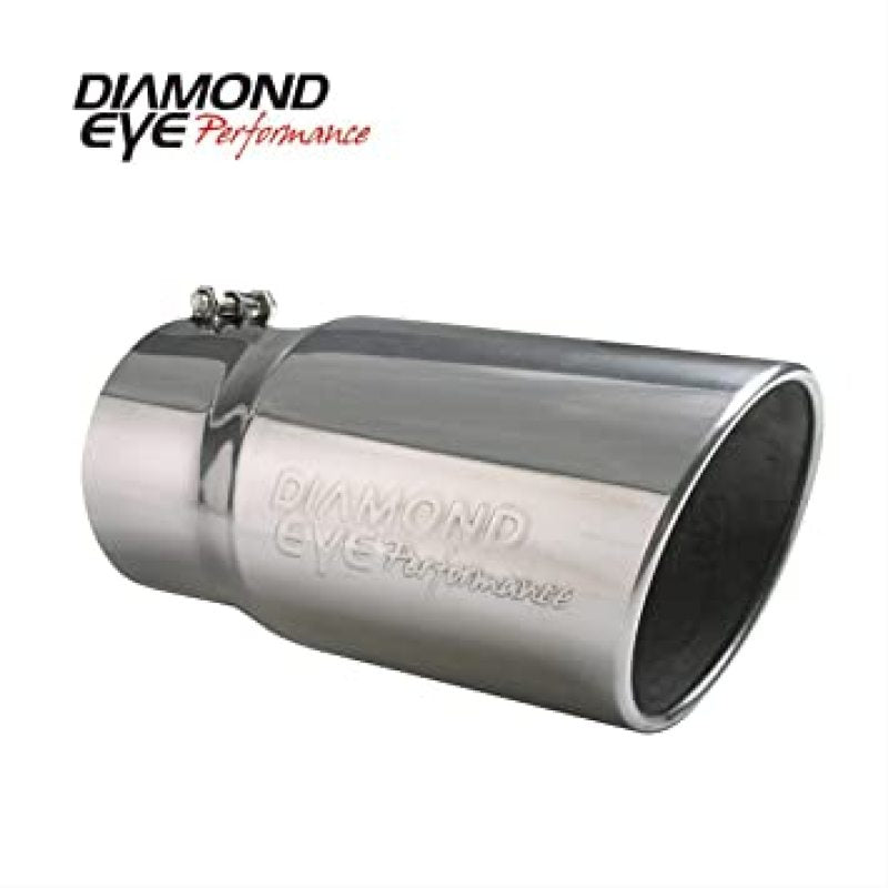 Diamond Eye TIP 3in-4inX12in BOLT-ON ROLLED ANGLE 15-DEGREE ANGLE CUT: EMBOSSED DIAMOND EYE Tips Diamond Eye Performance