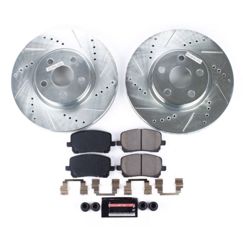 Power Stop 03-08 Pontiac Vibe Front Z23 Evolution Sport Brake Kit Brake Kits - Performance D&S PowerStop