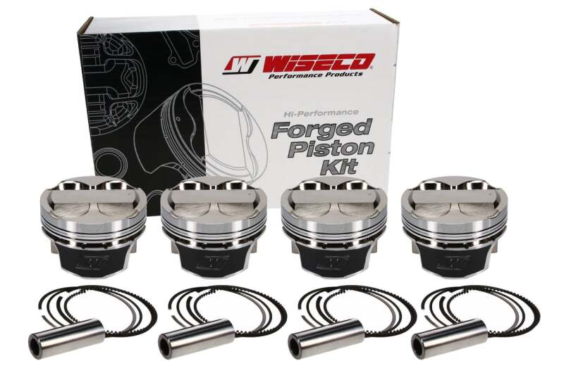 Wiseco Mitsubishi 4G63 86.25 mm Bore 28.70 mm CH 1.90 CC Piston Set Piston Sets - Forged - 4cyl Wiseco