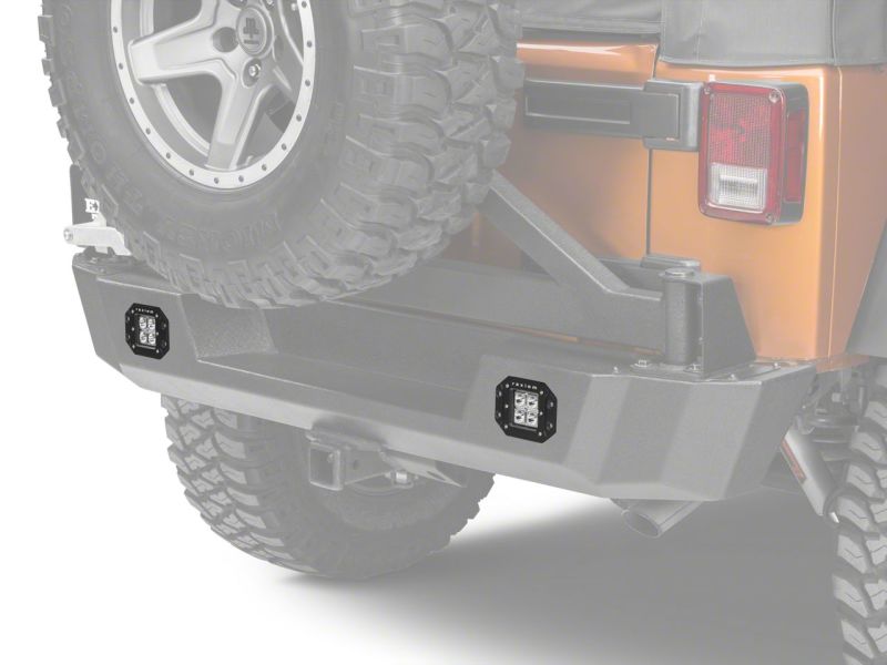 Raxiom 3-In Flush Mount 4-LED Off Road Light Flood Beam Universal (Some Adaptation May Be Required) Light Bars & Cubes Raxiom