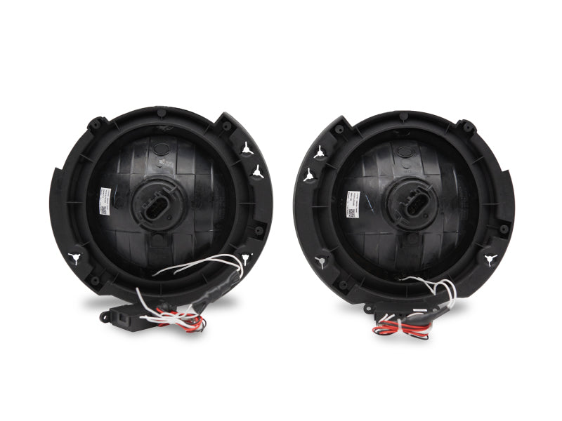 Raxiom 07-18 Jeep Wrangler JK LED Halo Headlights- Chrome Housing (Clear Lens) Headlights Raxiom