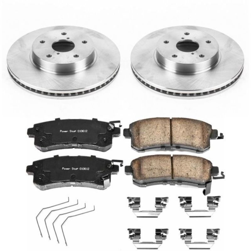 Power Stop 15-18 Subaru Legacy Front Autospecialty Brake Kit Brake Kits - OE PowerStop