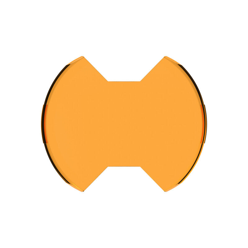 KC HiLiTES SlimLite 8in. LED Light Shield (Shield Only) - Amber Light Covers and Guards KC HiLiTES