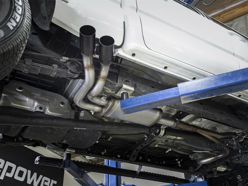 aFe Rebel Exhausts Cat-Back SS 16 Toyota Tacoma V6-3.5L w/ Black Tips Catback aFe