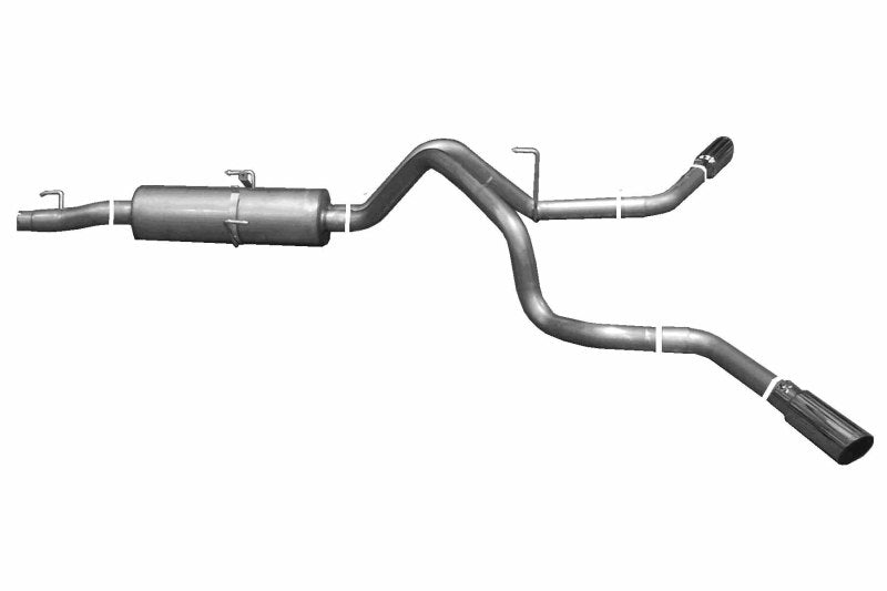 Gibson 02-05 Dodge Ram 1500 SLT 4.7L 2.25in Cat-Back Dual Extreme Exhaust - Aluminized Catback Gibson