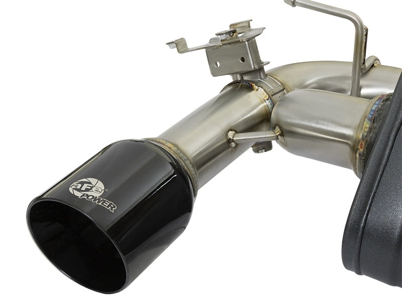 aFe MACHForce XP Exhausts Axle-Back 12-15 BMW 335i 3.0T (SS w/Black Tips) Axle Back aFe