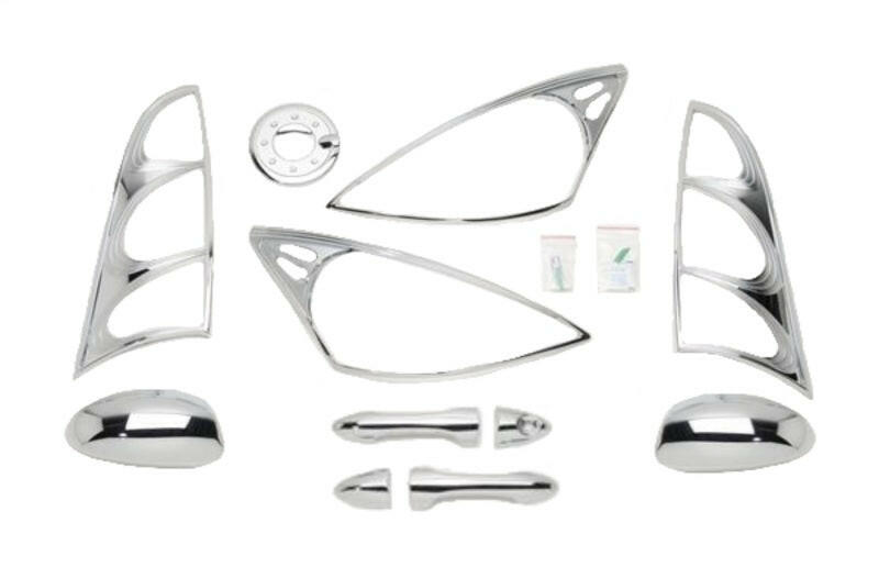 Putco 00-04 Ford Focus (2 Door) DH/MC/TL/HL/FTC Chrome Trim Accessory Kits Exterior Trim Putco