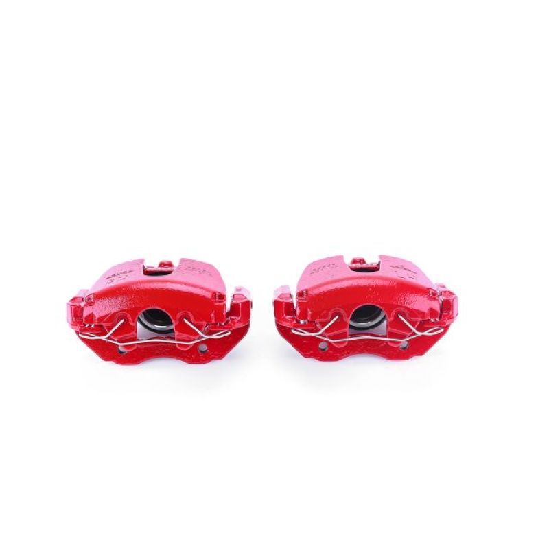 Power Stop 05-07 Ford Focus Front Red Calipers w/Brackets - Pair Brake Calipers - Perf PowerStop