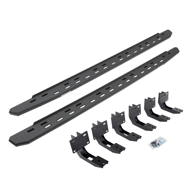 Go Rhino 19-25 RAM 1500 RB30 Slim Running Board Kit w/ Brackets Running Boards Go Rhino