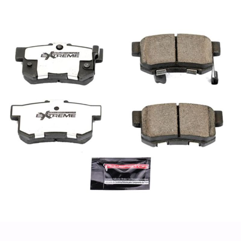 Power Stop 97-99 Acura CL Rear Z26 Extreme Street Brake Pads w/Hardware Brake Pads - Performance PowerStop