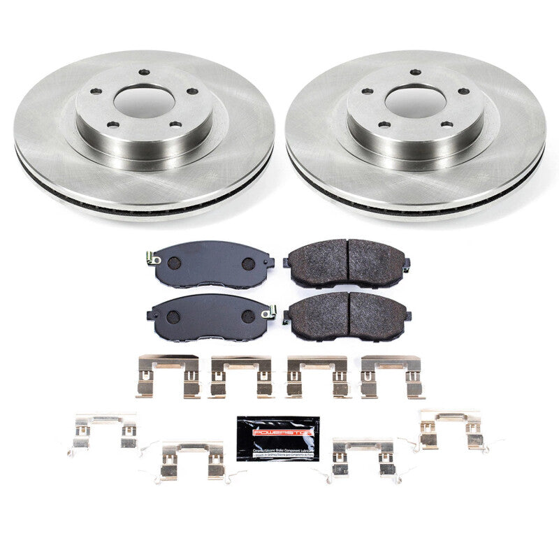 Power Stop 02-04 Infiniti I35 Front Track Day Brake Kit Brake Kits - Performance Blank PowerStop