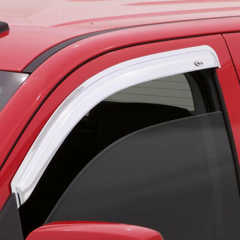 AVS 99-07 Chevy Silverado 1500 Standard Cab Outside Mount Front Window Ventvisor 2pc - Chrome Wind Deflectors AVS