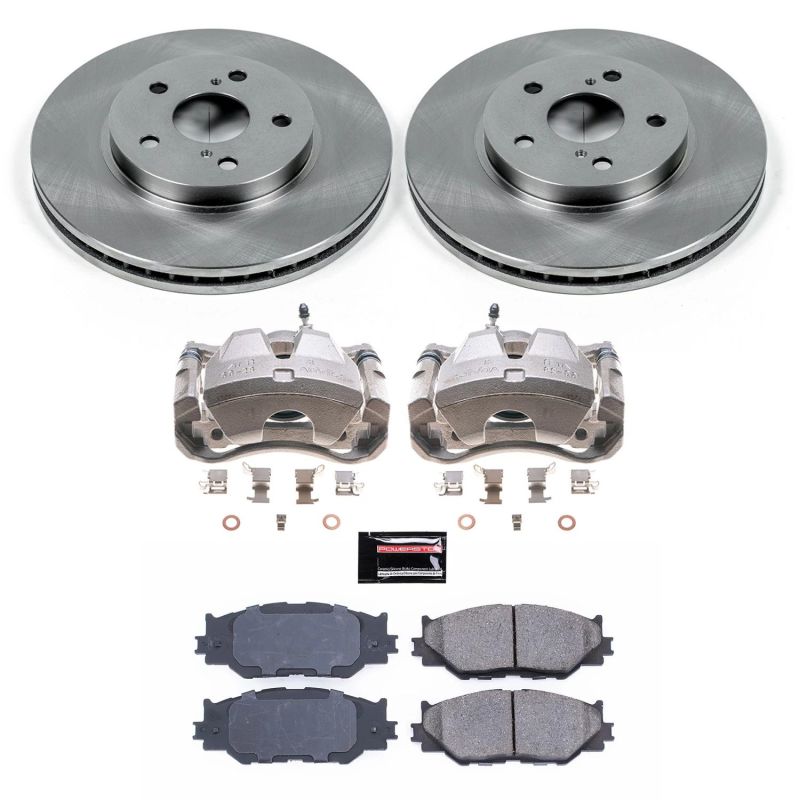 Power Stop 06-15 Lexus IS250 Front Autospecialty Brake Kit w/Calipers Brake Kits - OE PowerStop