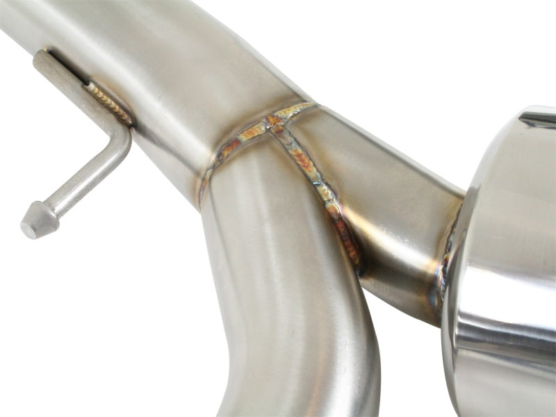 aFe Takeda Exhaust 304SS Dual Cat-Back w/ Polished Tips 08-13 Mitsubishi Lancer Evo X L4 2.0L Turbo Turbo Back aFe