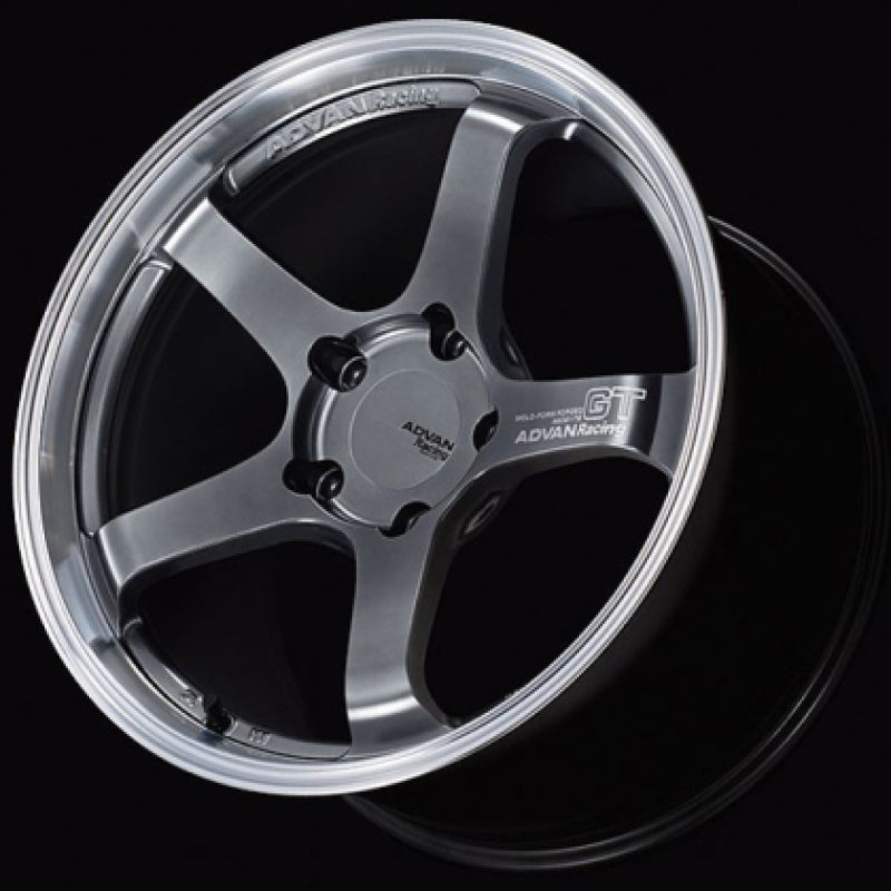 Advan GT Beyond 17x8.0 +35 4x100 Machining and Hyper Platinum Black Wheel Wheels - Forged Advan