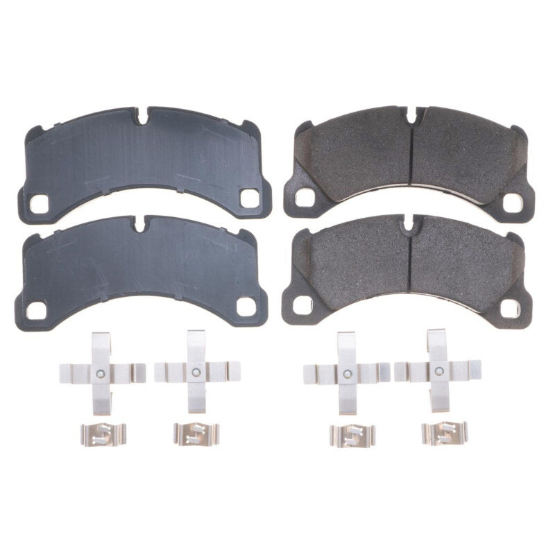 Power Stop 11-13 Porsche Cayenne Front Z17 Evolution Ceramic Brake Pads w/Hardware Brake Pads - OE PowerStop