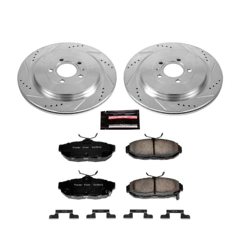 Power Stop 13-14 Ford Mustang Rear Z23 Evolution Sport Brake Kit Brake Kits - Performance D&S PowerStop