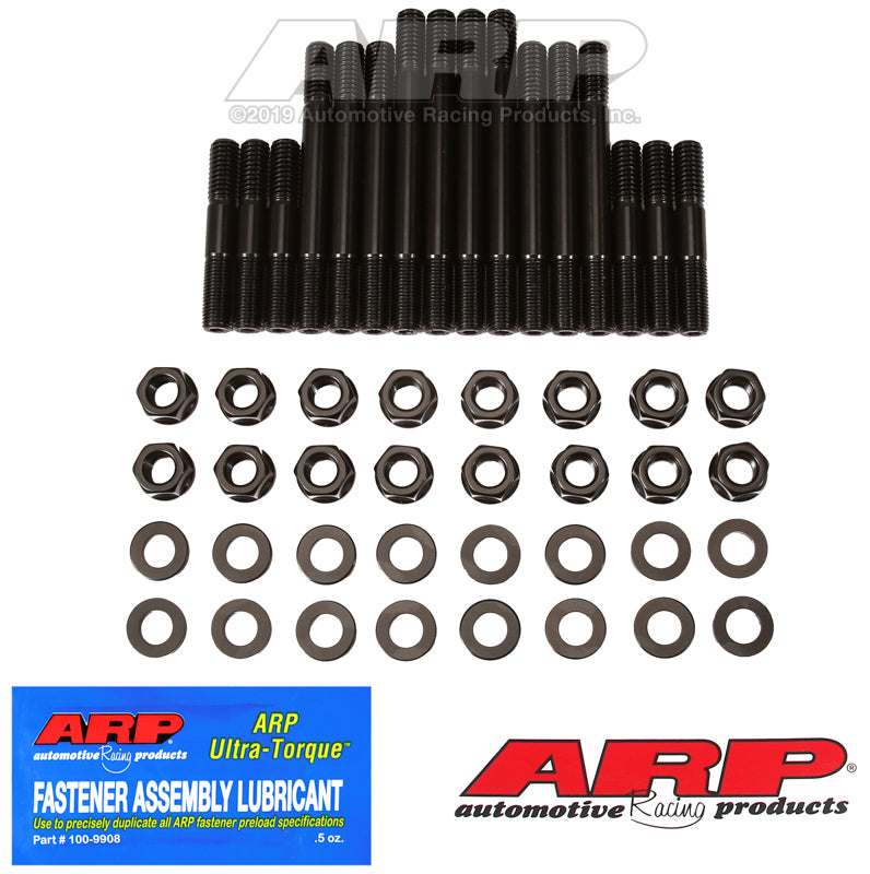 ARP SB Chevy w/1/2in straps F&R main stud kit Main Stud & Bolt Kits ARP