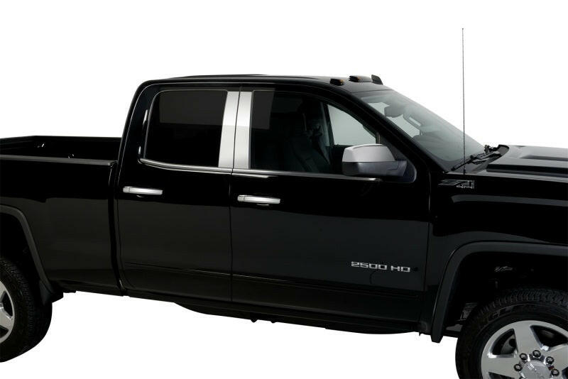 Putco 14-18 Chevy Silv LD / GMC Sierra LD - Fits Dbl Cab/Crew Cab SS Pillar Posts Classic Exterior Trim Putco