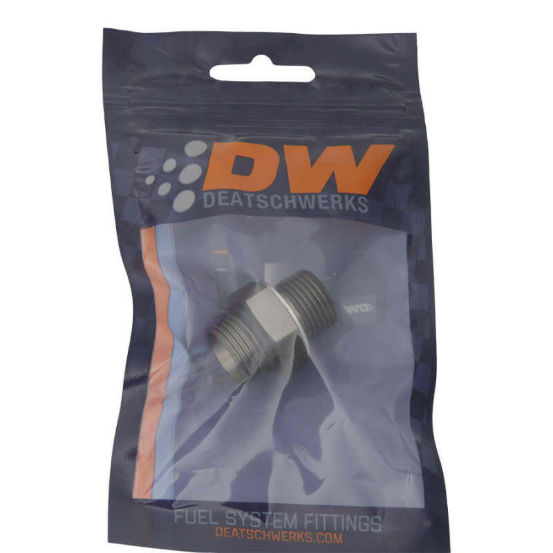 DeatschWerks 8AN ORB Male To 18 X 1.5 Metric Male (Incl O-Ring and Crush Washer) Fittings DeatschWerks