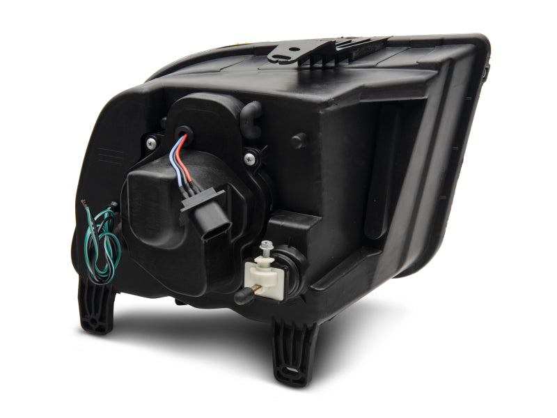 Raxiom 05-09 Ford Mustang w/ Halogen Prjctor Headlights- Black Housing (Clear Lens) (No GT500 ) Headlights Raxiom
