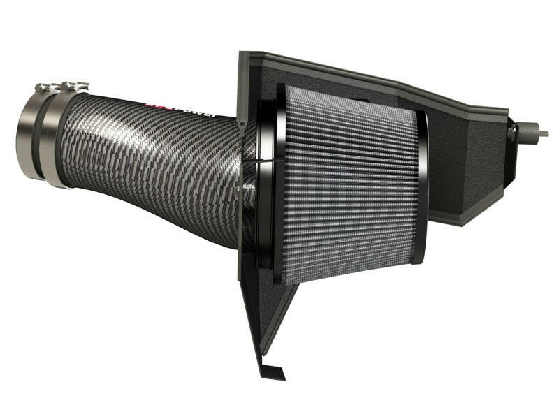 aFe POWER Magnum FORCE Carbon Fiber Stage 2 Pro Dry S CAIS - 11-18 Dodge Challenger/Charger V8-6.4L Cold Air Intakes aFe