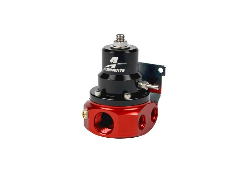 Aeromotive A1000 4-Port Carbureted Bypass Regulator - 4 x AN-06 / 1 x AN-10 Fuel Pressure Regulators Aeromotive