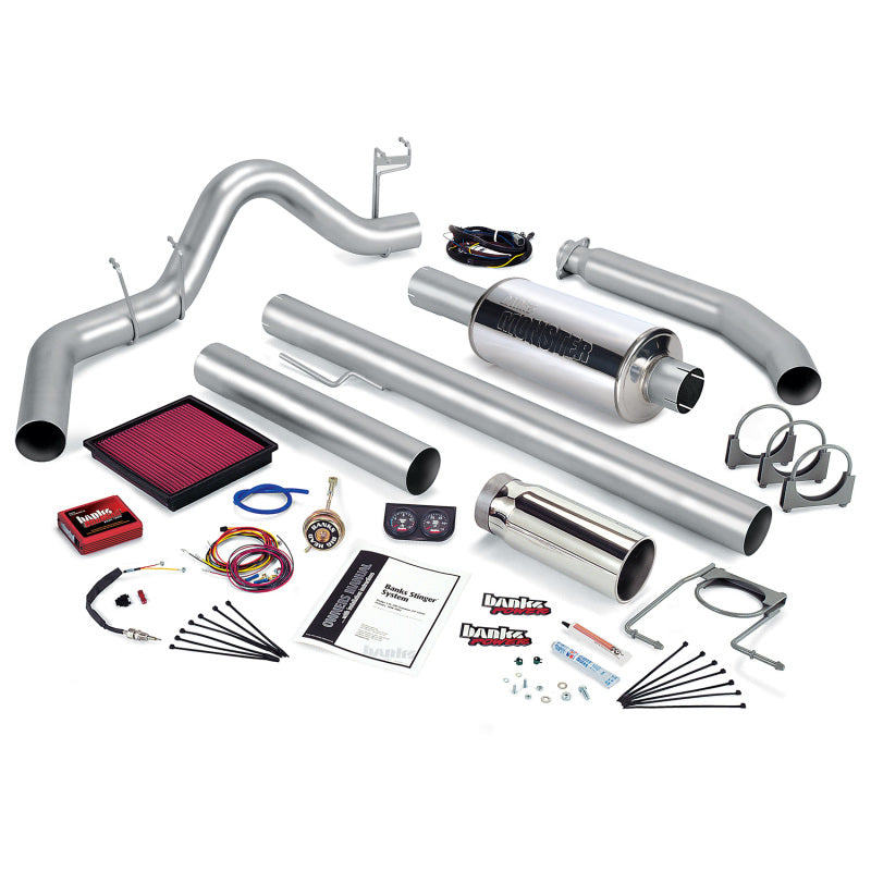 Banks Power 02 Dodge 5.9L 235Hp Std Cab PowerPack System - SS Single Exhaust w/ Chrome Tip Performance Packages Banks Power